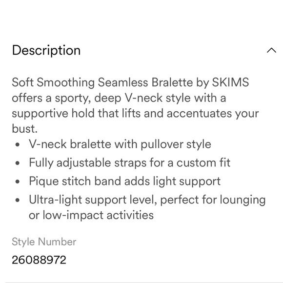 SKIMS Soft Smoothing Seamless Bralette - Picture 5 of 7